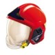 2354 Casco rosso Gallet F1XF certificato CE EN 443:2008 per operatori antincendio