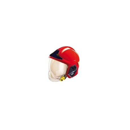 2354 Casco rosso Gallet F1XF certificato CE EN 443:2008 per operatori antincendio